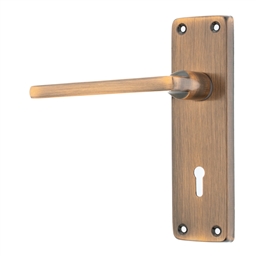 M8F10 - 2 Lever Lockset Burchelli 6"